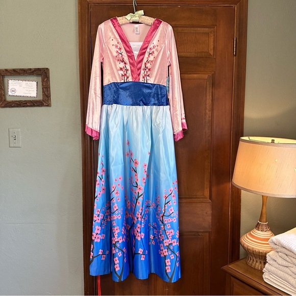 LITTLE ADVENTURES {NWT} Cherry Blossom Princess M 6-8 Disney Mulan costume dress - Picture 13 of 13